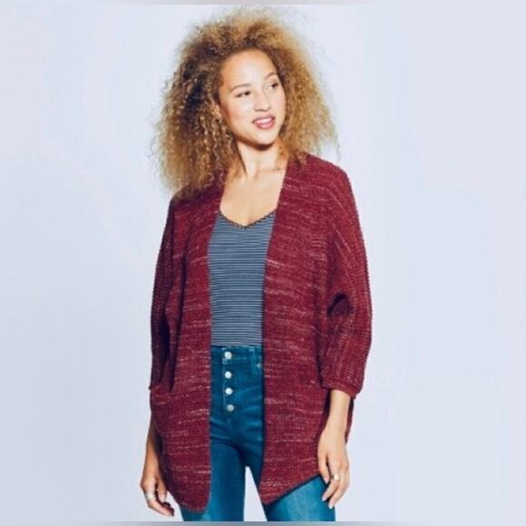 Universal Thread Sweaters - Universal Thread Women’s Open Front Kimono Sleeve Cardigan Oversized Size S